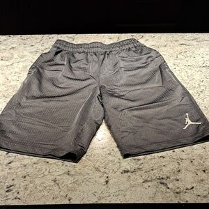 NWOT! Nike Air Jordan Gray Mesh Athletic Shorts